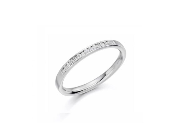 Brilliant & Baguette Cut Diamond Wedding Ring
