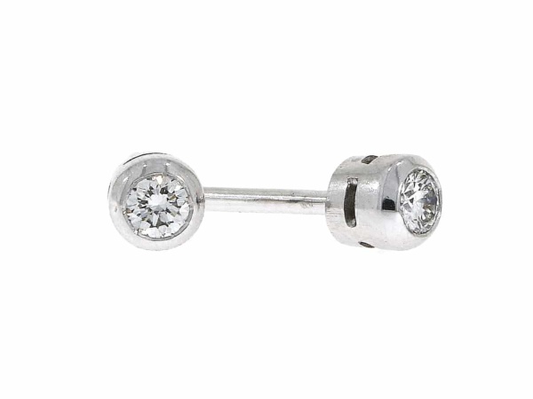 18ct White Gold, 0.20ct Diamond Studs