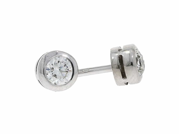 18ct White Gold, 0.44ct Diamond Studs
