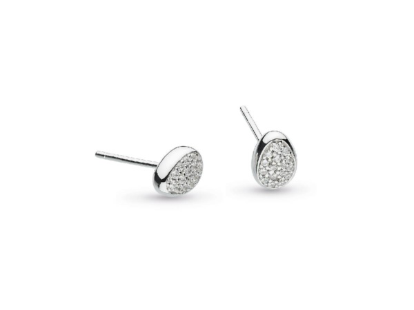 Coast Pebble Glisten CZ Stud Earrings