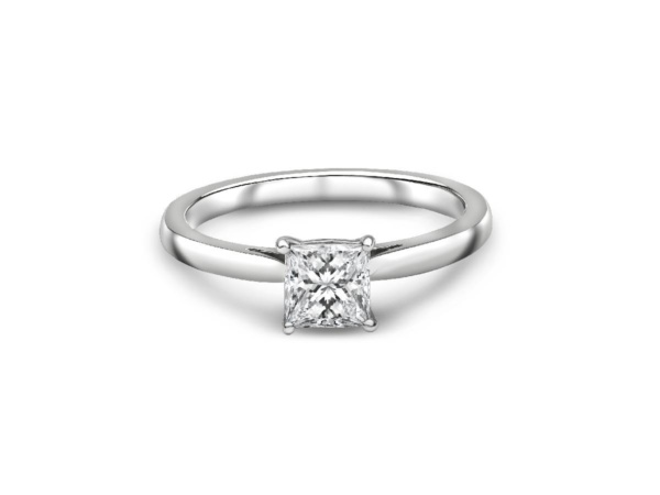 Princess cut Diamond Solitaire Ring
