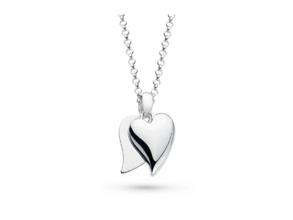 Desire Love Duet Heart Necklace