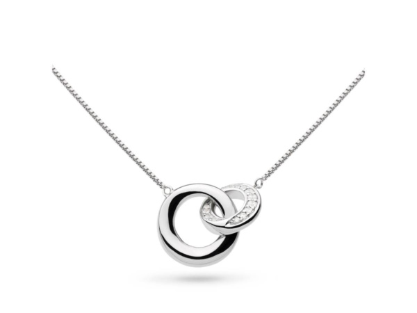 Bevel Cirque Link Pavé Necklace