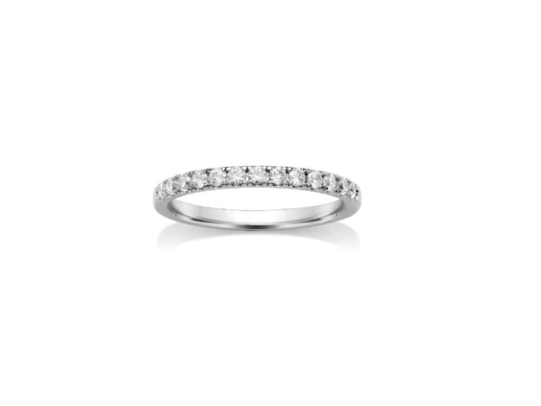 Platinum Diamond Micro Claw Set Ring