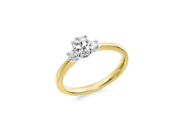 18ct & Platinum Three Stone Diamond Ring