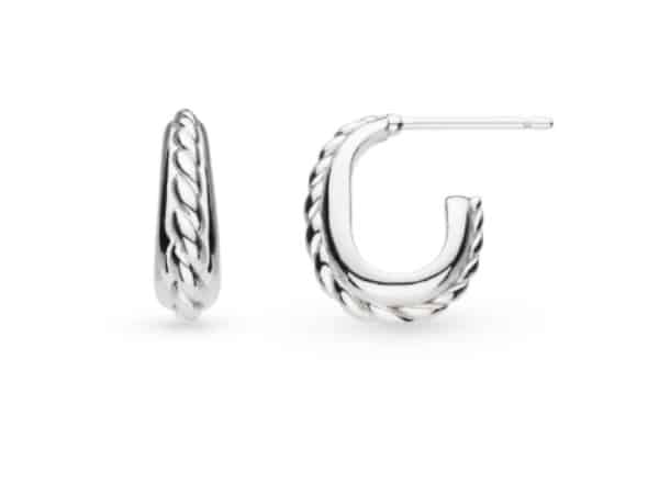 Marina Rope Band Hoop Earrings