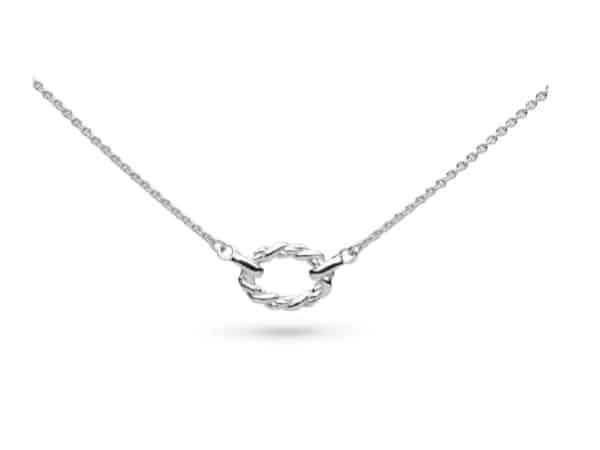 Marina Rope Twist Oval Mini Necklet