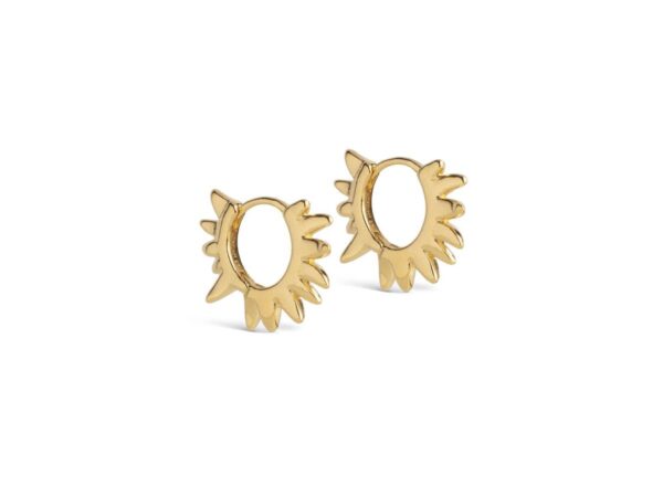 Enamel Copenhagen Sunshine Leaves Hoops