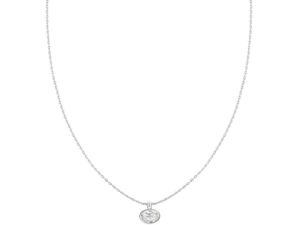 Ania Haie Silver Bezel Organic Pebble Necklace