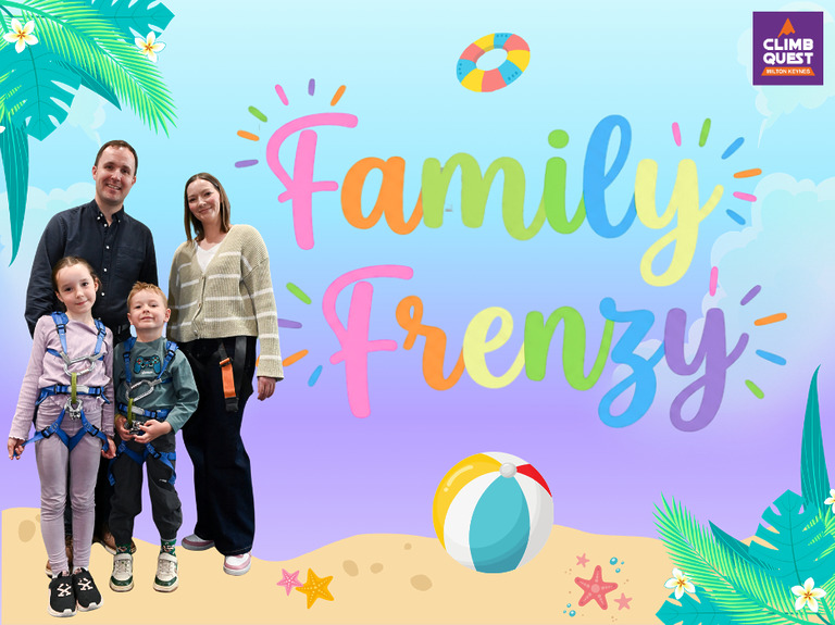 Climb Quest MK – Family Frenzy – 4 Climbers for £50