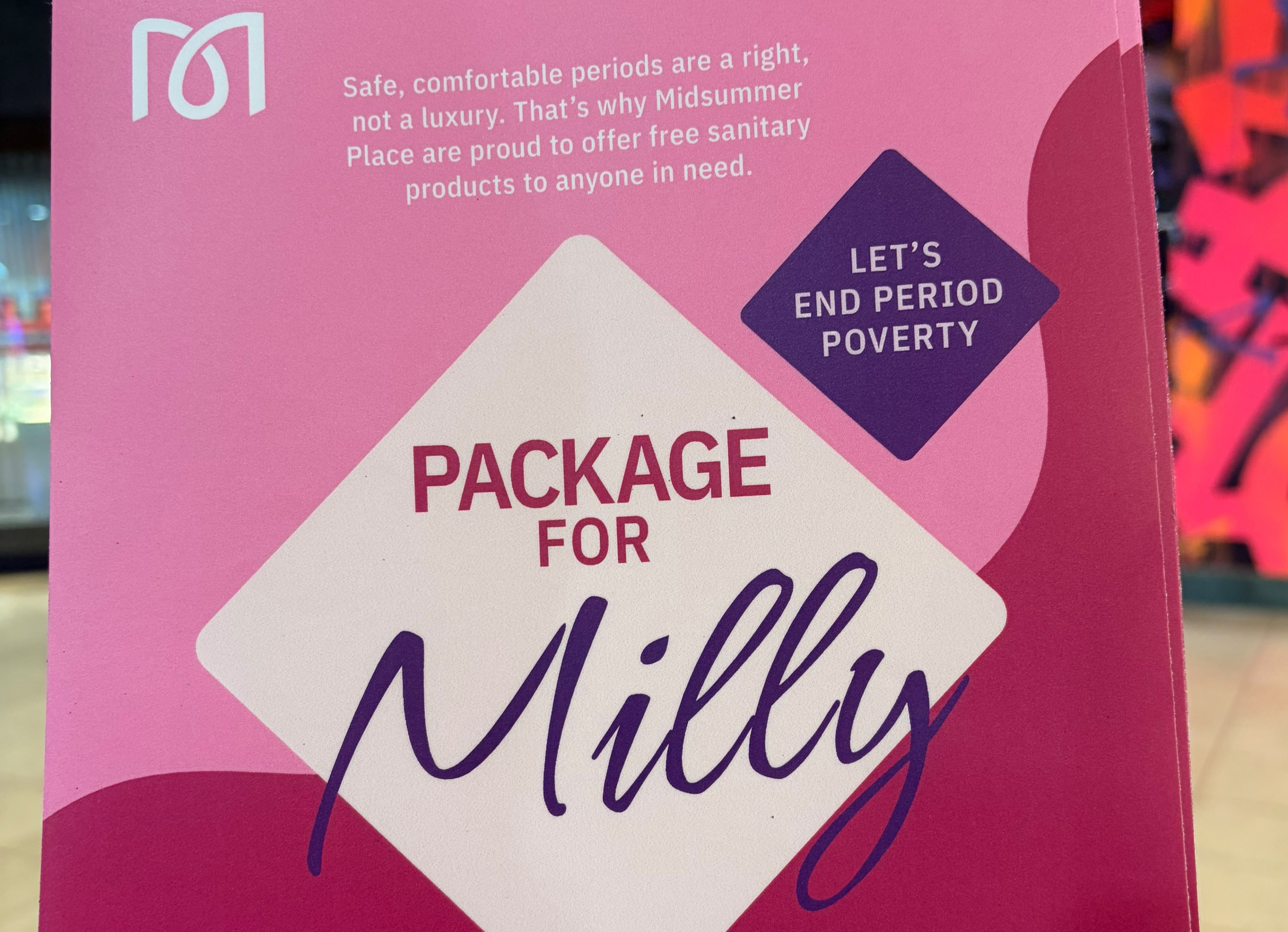 'Package for Milly' initiative championed by Midsummer Place - Destination Milton Keynes