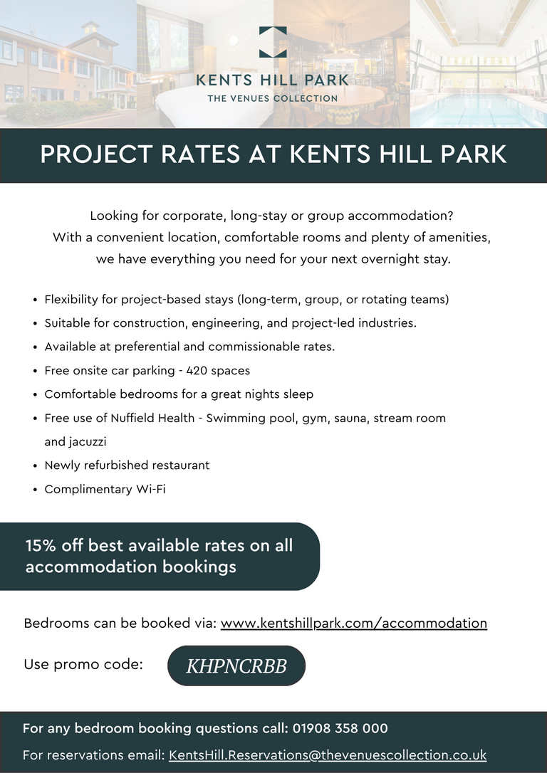 Kents Hill Park – Project Rates at Kents Hill Park