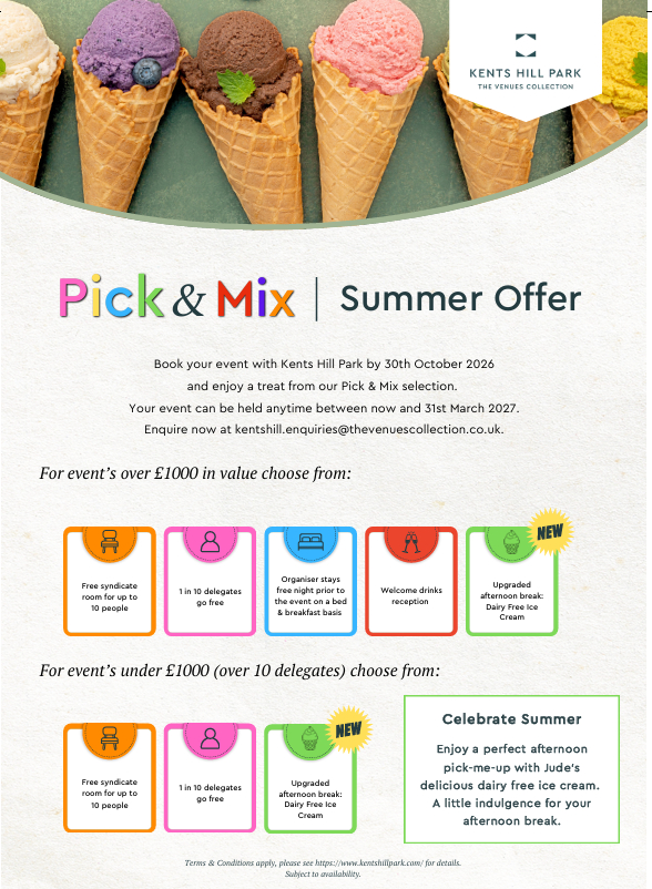 Kents Hill Park – Pick & Mix Summer Offer
