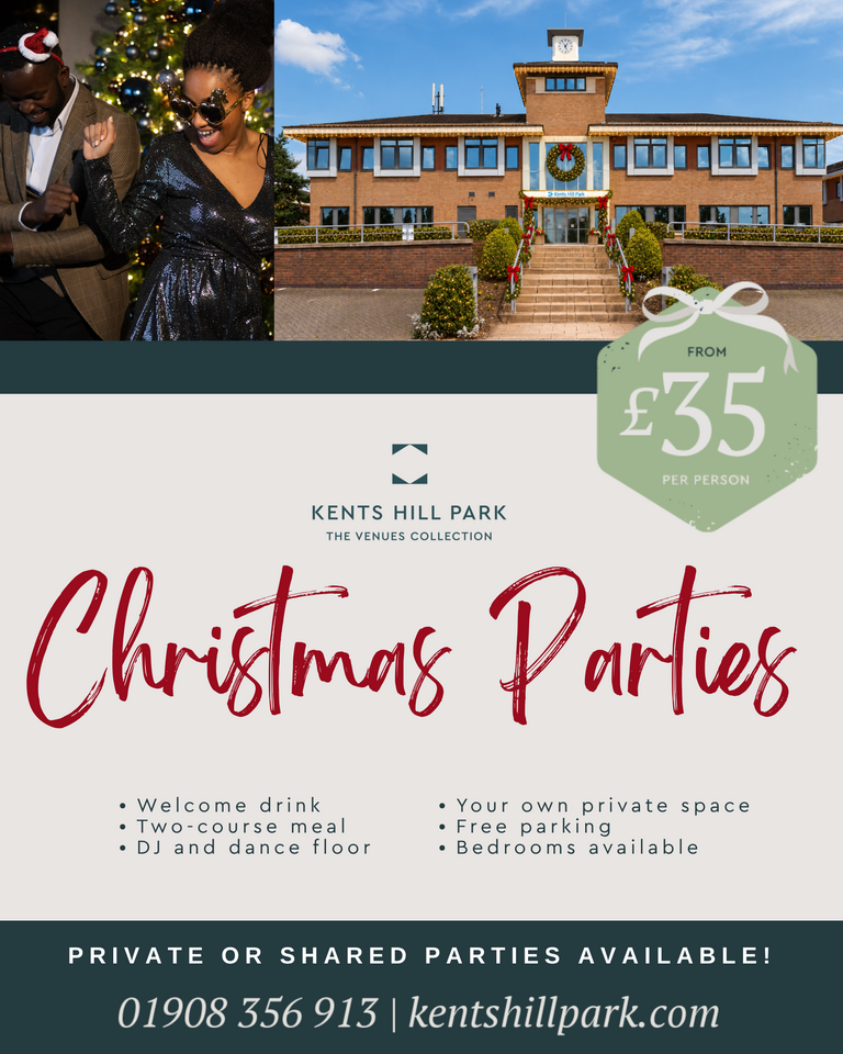 Kents Hill Park – CHRISTMAS PARTIES AT KENTS HILL PARK