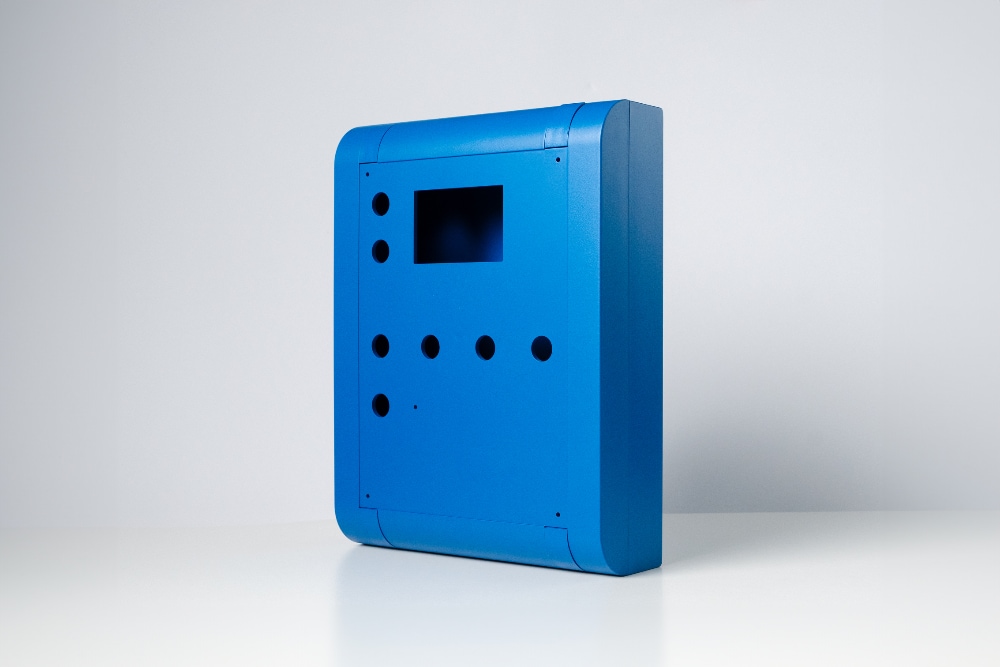 Custom Enclosures Spray Coating