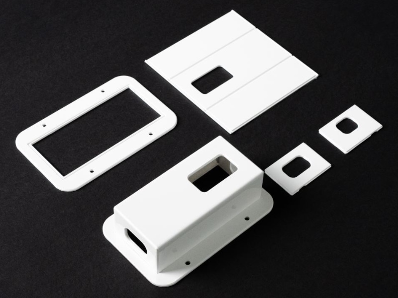 Tool Free Enclosures - Parts layout