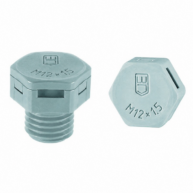JDAE12PA7035 M12 Venting Plug Grey