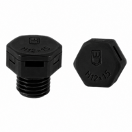 JDAE12PA/SW M12 Venting Plug Black