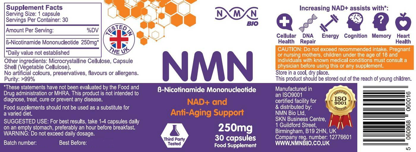 NMN (beta Nicotinamide Mononucleotide)
