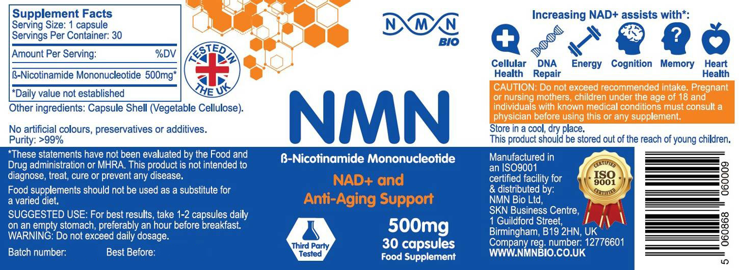 NMN (beta Nicotinamide Mononucleotide)