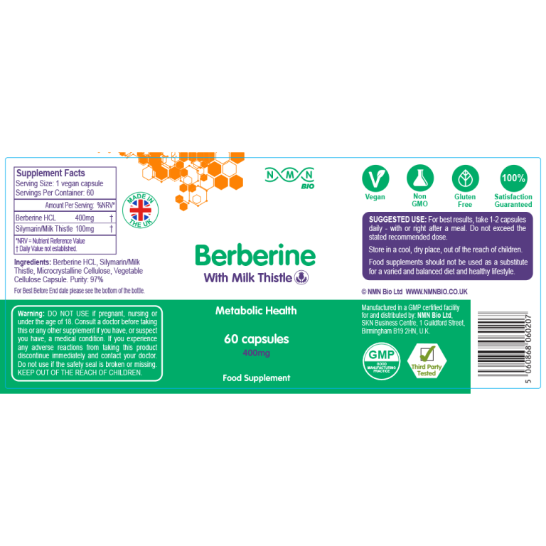 Berberine and Milk Thistle