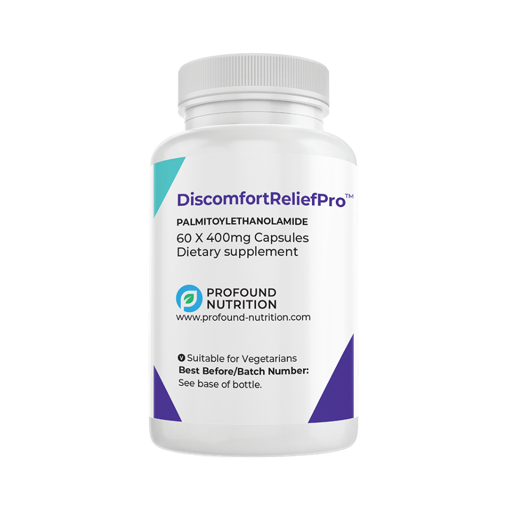 DiscomfortReliefPro™ – Palmitoylethanolamide (PEA) Natural Pain Relief