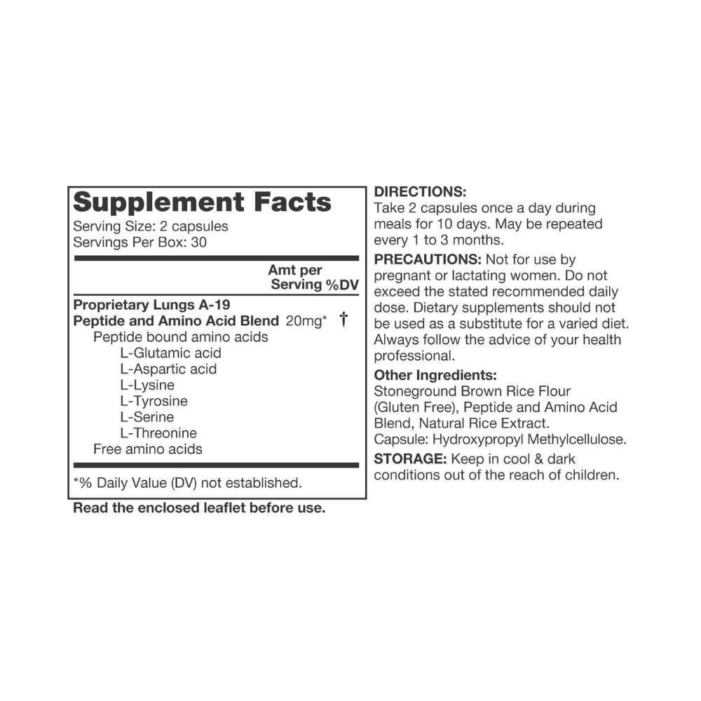 Nature’s Marvels® Lungs Bioregulator