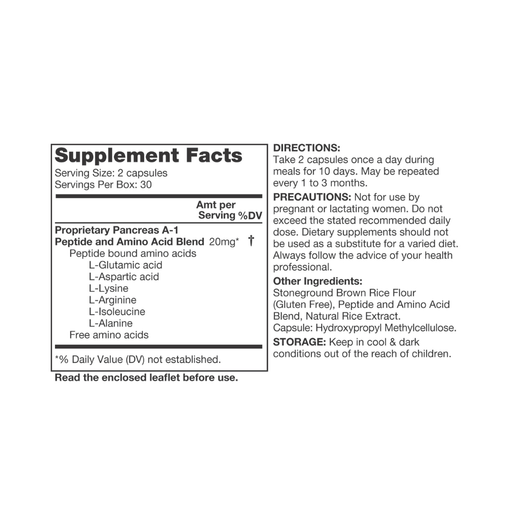 Nature’s Marvels® Pancreas Bioregulator