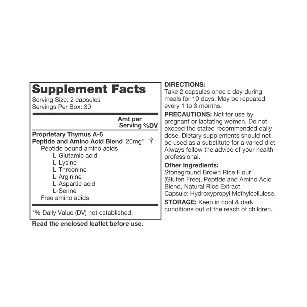 Nature’s Marvels® Thymus Bioregulator