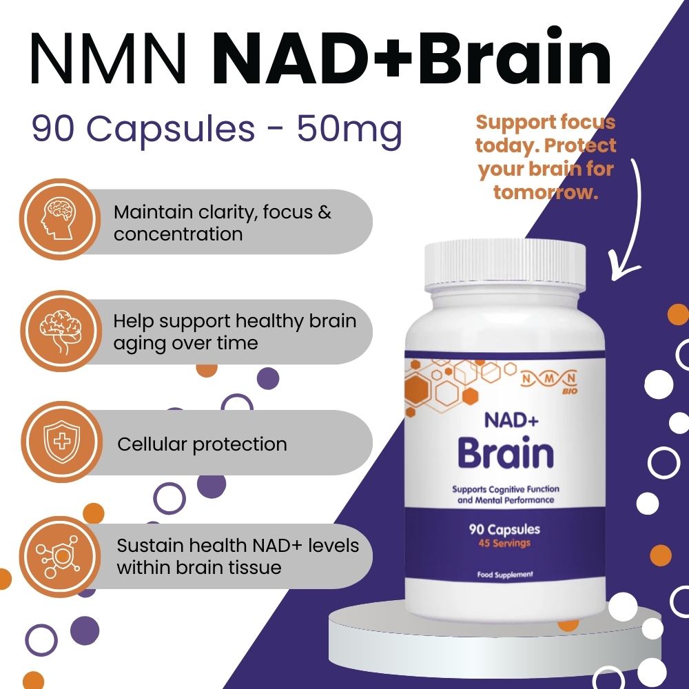 NAD+ Brain (90 Capsules) 50mg