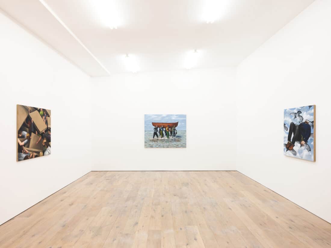 Installation views of Morgan Wills - Tableaux at Sid Motion Gallery 1st April -13th May 2023