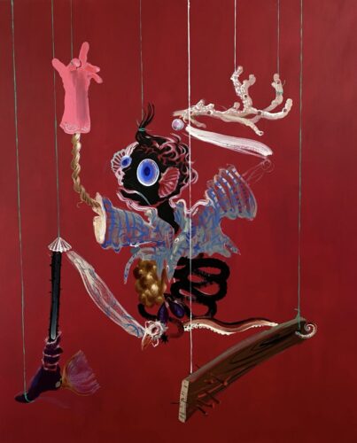 Nicola Bealing_Ship-wrecker 152x121cm oil & acrylic on linen 2022