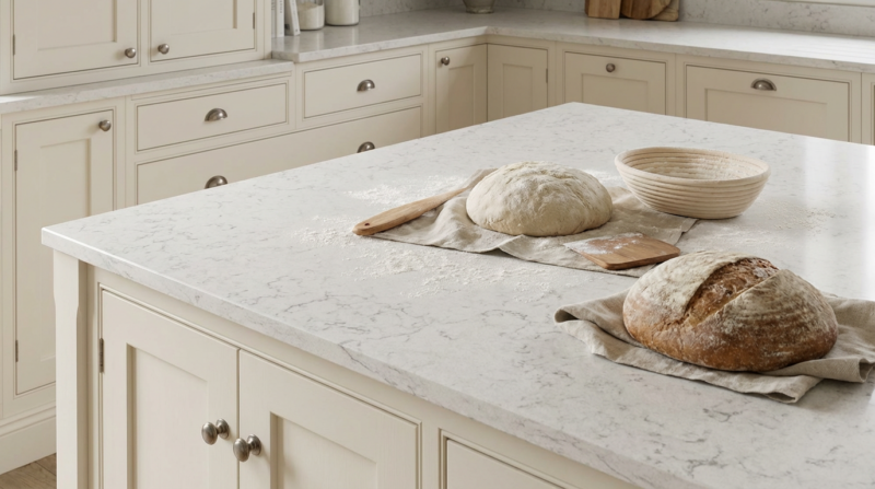 Carrara Lux Gold - Kitchen Lifestyle