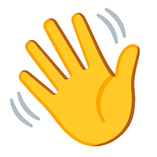 waving hand animated gif