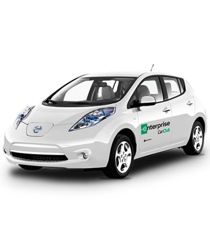 White Enterprise Car Club vehicle.