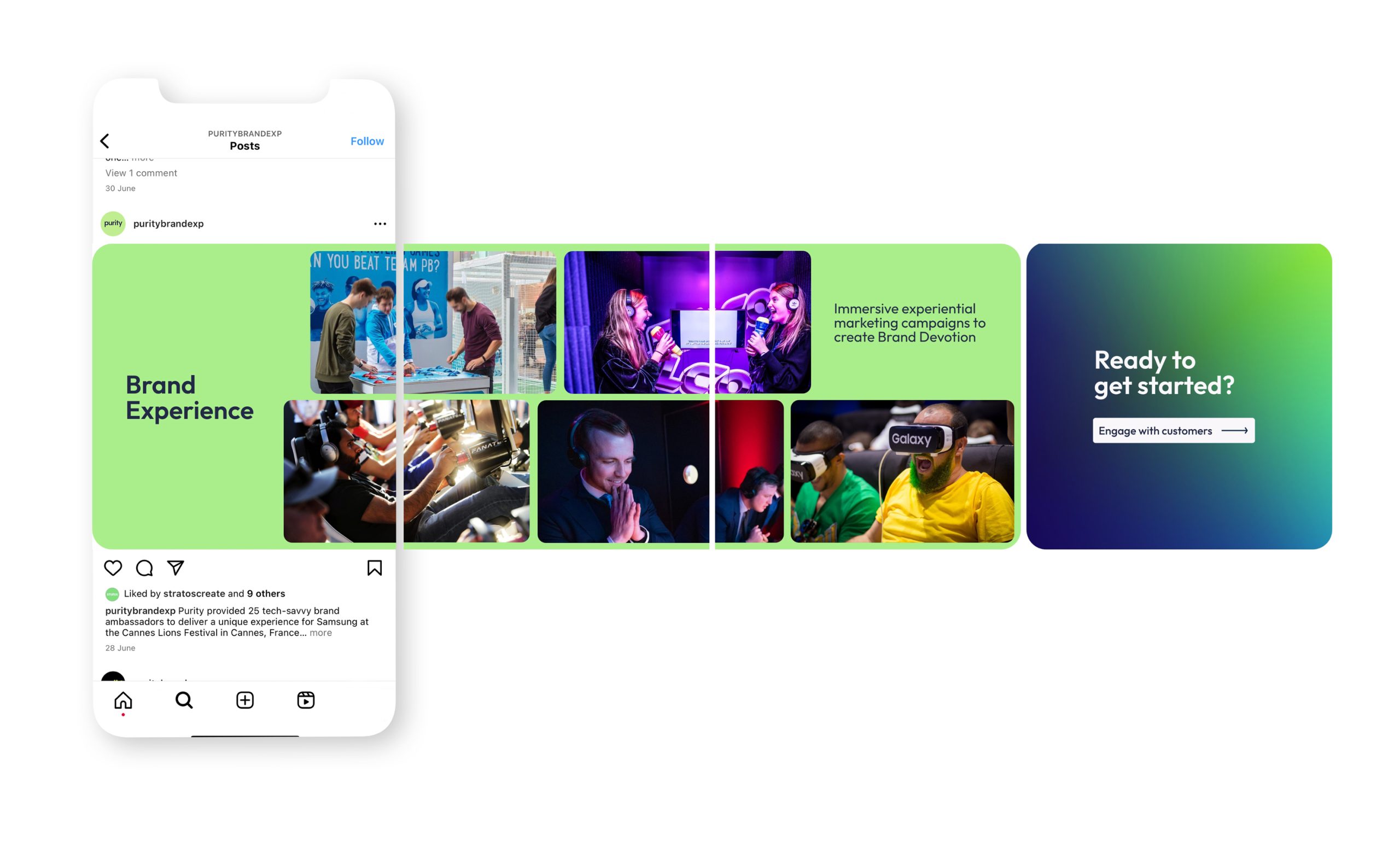 Purity Insta Posts mock-up