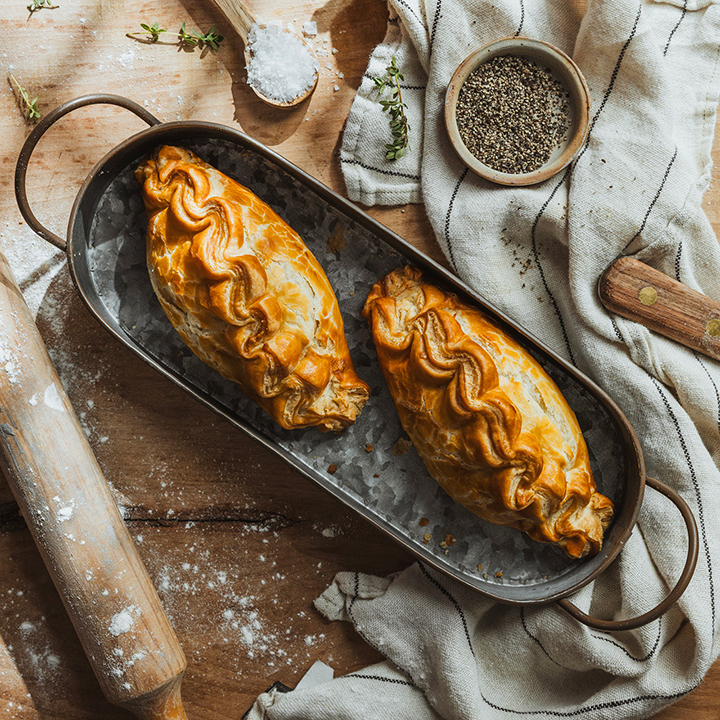 The Original Baker branding by Stratos Creative, featuring rustic pastries