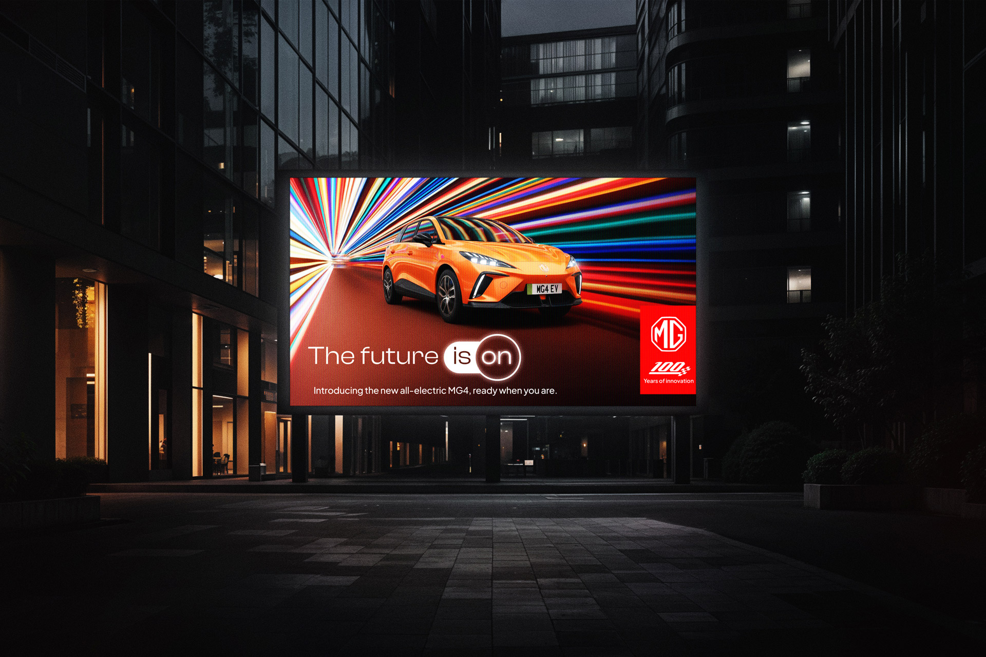 MG Glowing Billboard