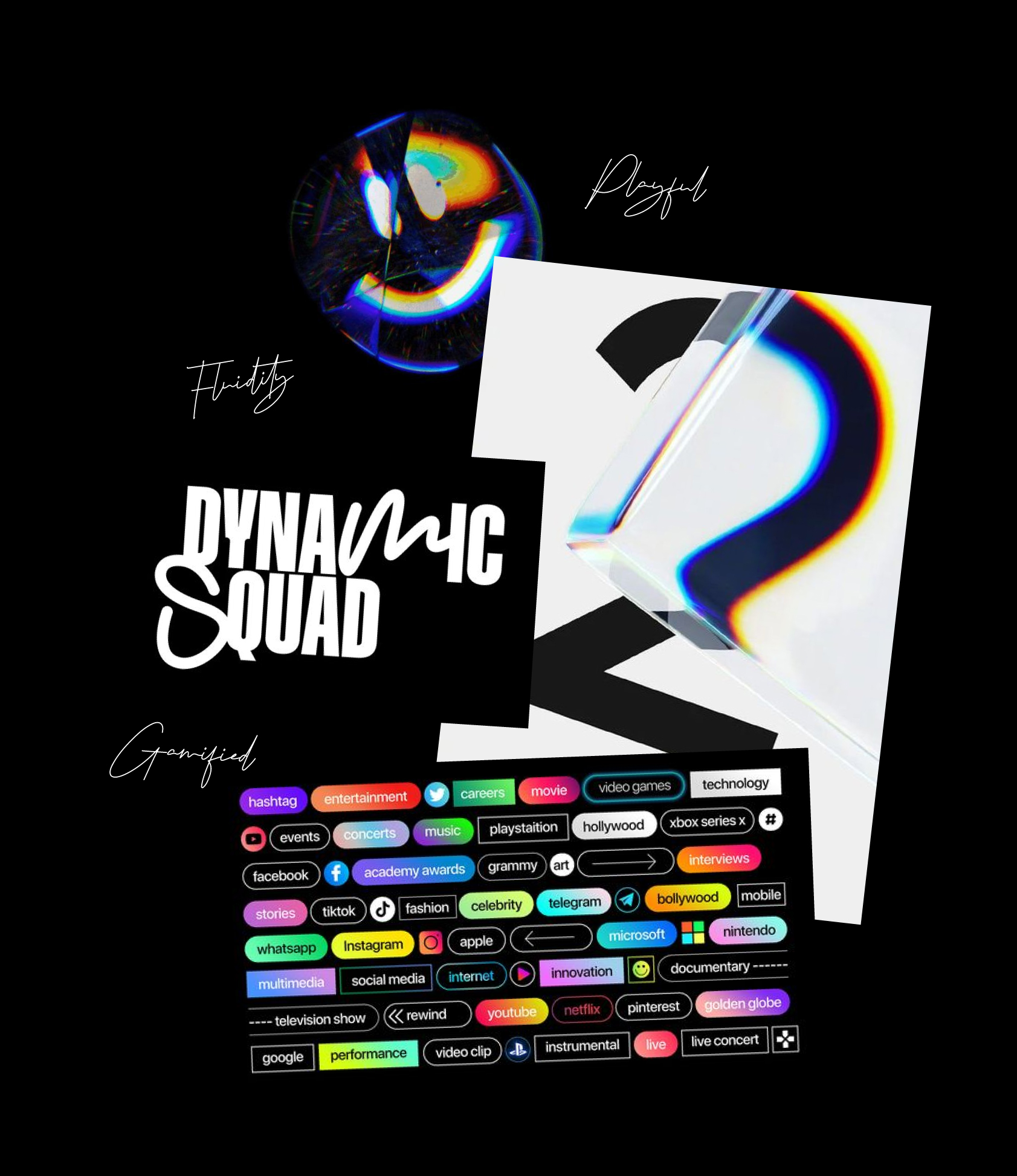 Playbound creative moodboard