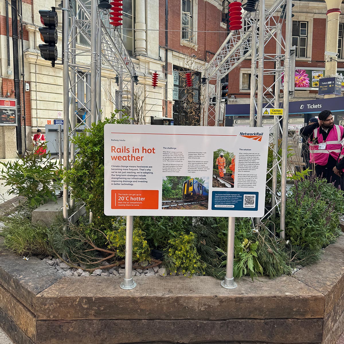 Summer Rail Garden Information Board